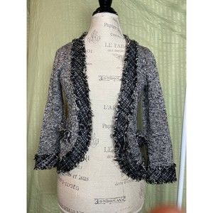 White House Black Market Women's Retro Knit Cardigan Size Small